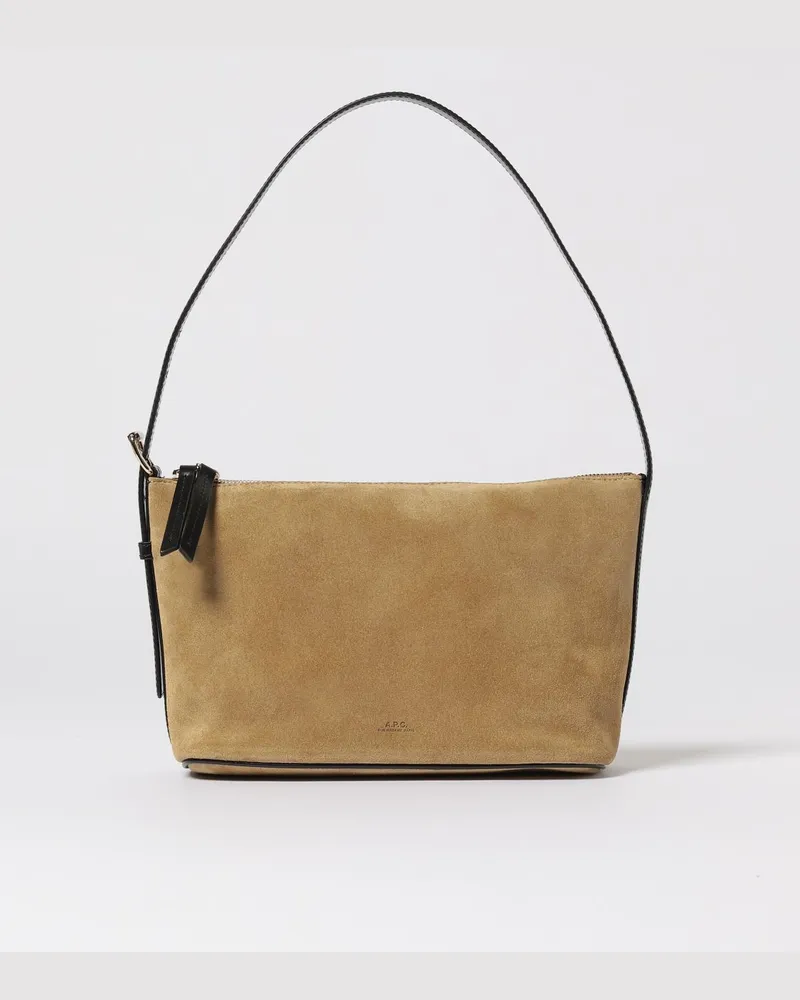 A.P.C. Schultertasche damen Beige