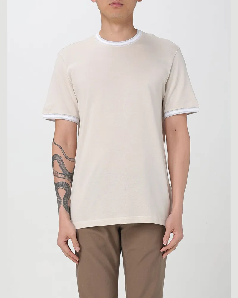 Eleventy T-shirt herren Sand
