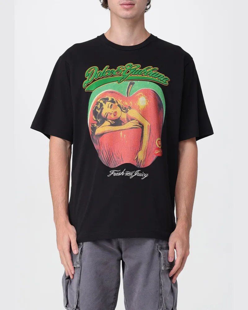 Dolce & Gabbana T-shirt herren Dolce & Gabbana Schwarz