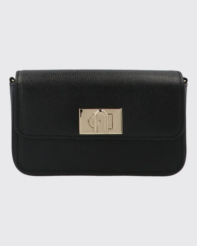 Furla Schultertasche damen Schwarz