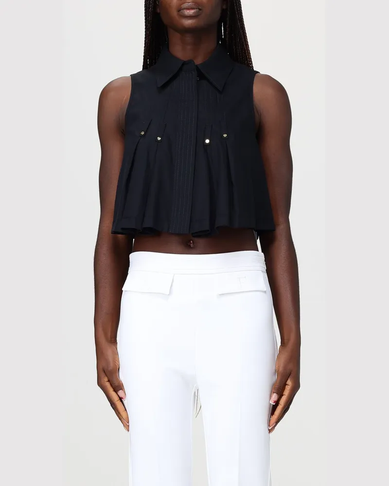 Elisabetta Franchi Hemdbluse damen Schwarz