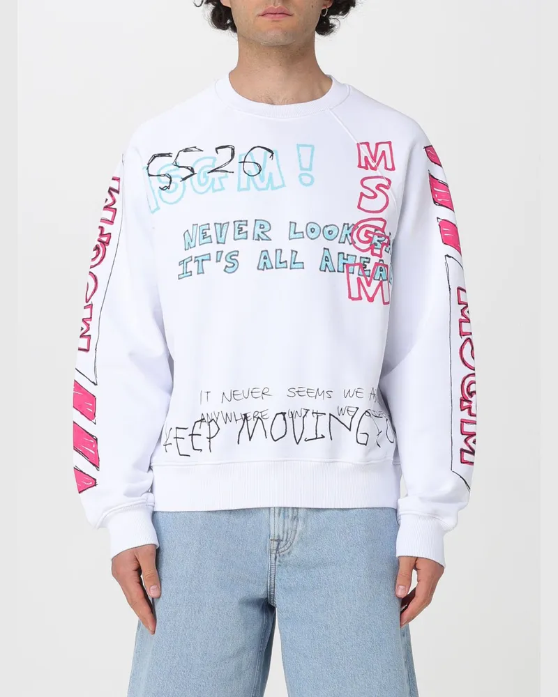 MSGM Sweatshirt herren Weiß