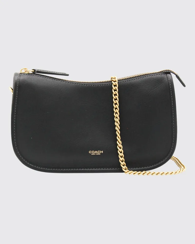 Coach Schultertasche damen Schwarz