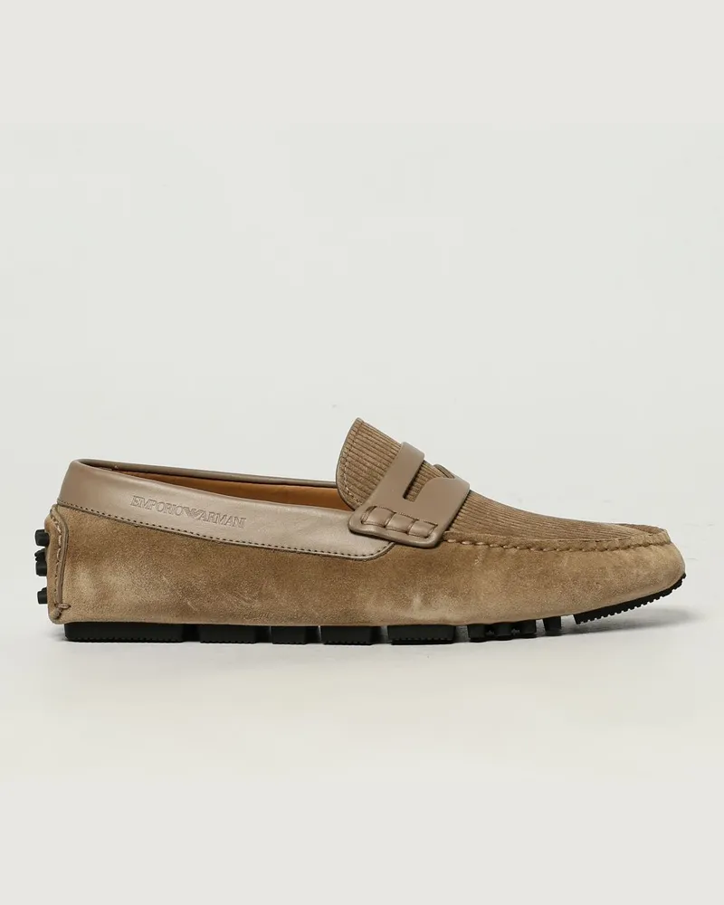 Emporio Armani Mokassins herren Beige