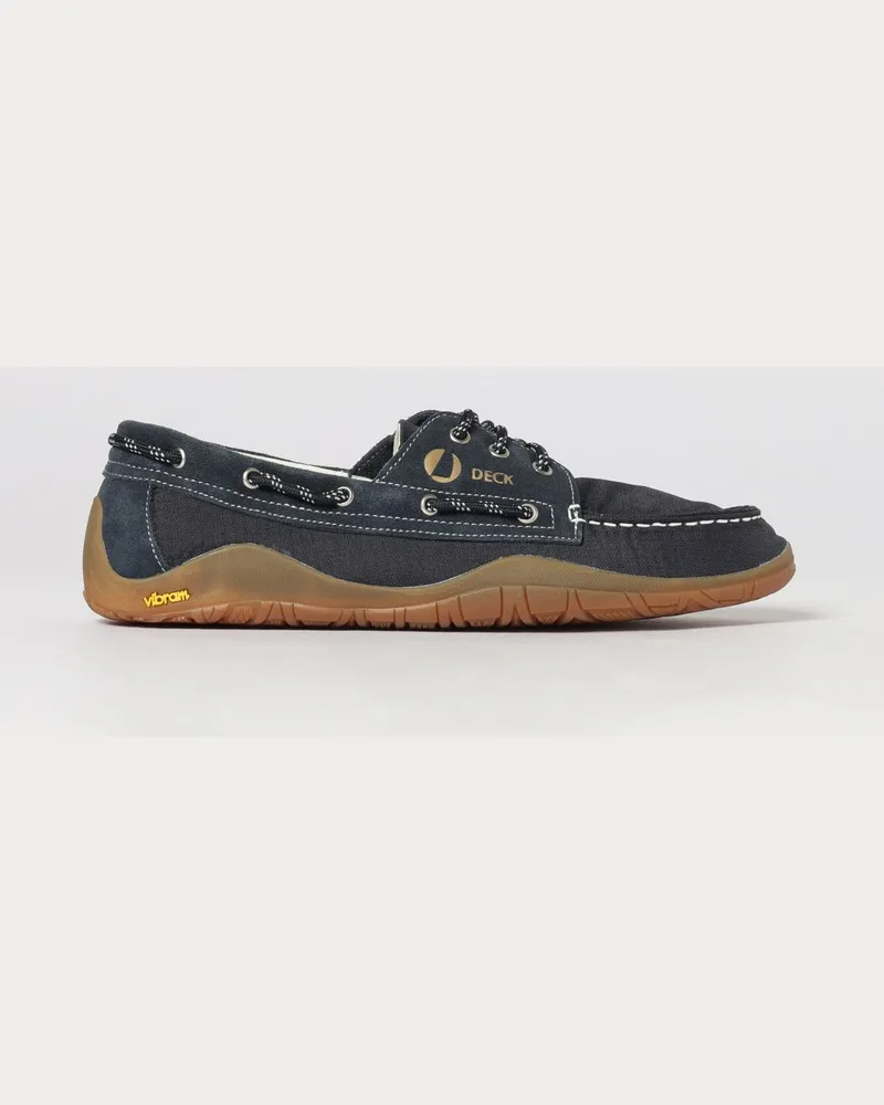 Murphy & Nye Bootsschuhe von aus Wildleder und Nylon mit gesticktem Logo Blau