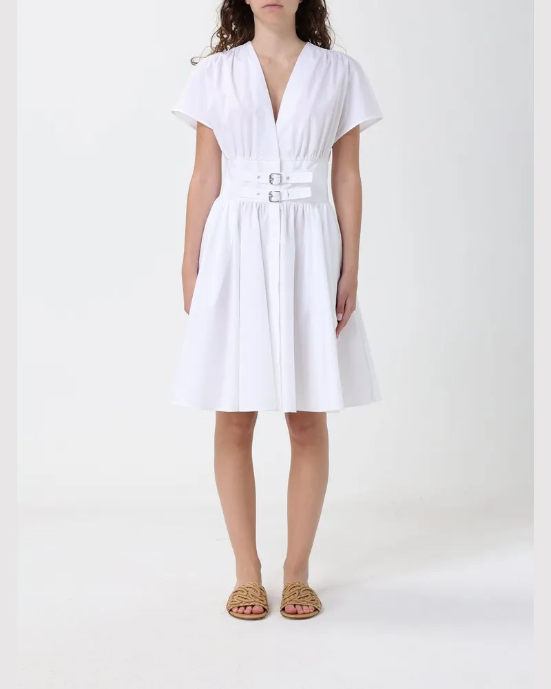 MEIMEIJ Minikleid aus Baumwolle Weiß