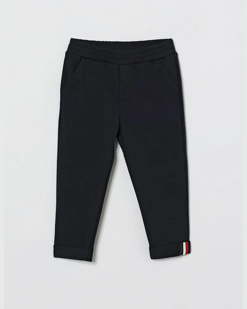 Moncler Hose aus Baumwollmischung Blau