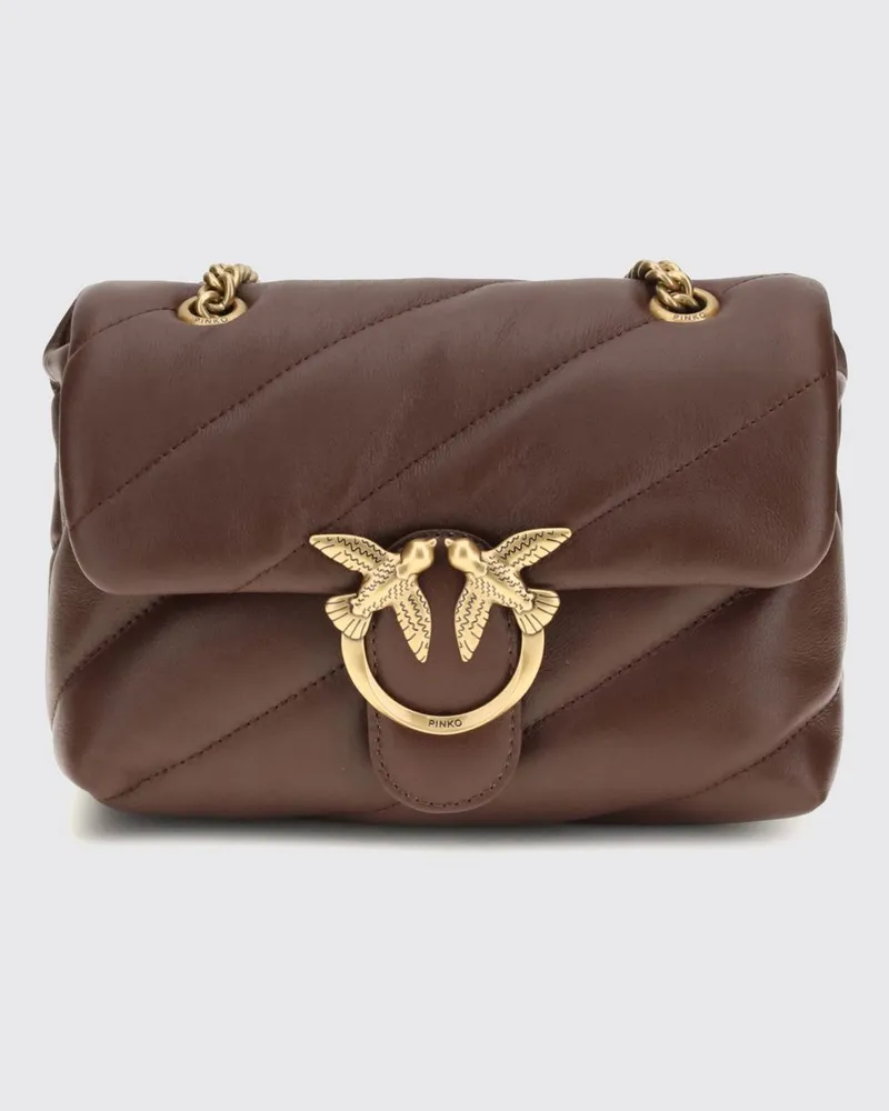 Pinko Schultertasche damen Weinrot