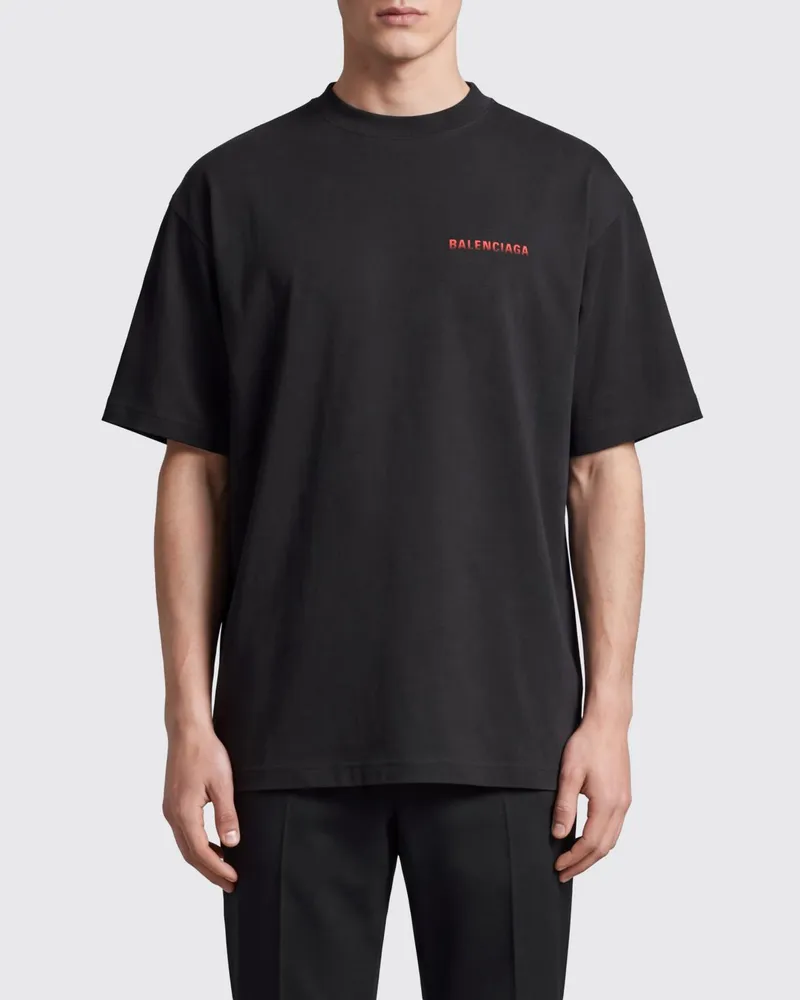 Balenciaga T-shirt herren Schwarz