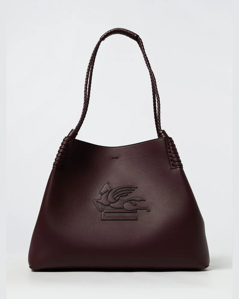 Etro Schultertasche damen Burgunderrot