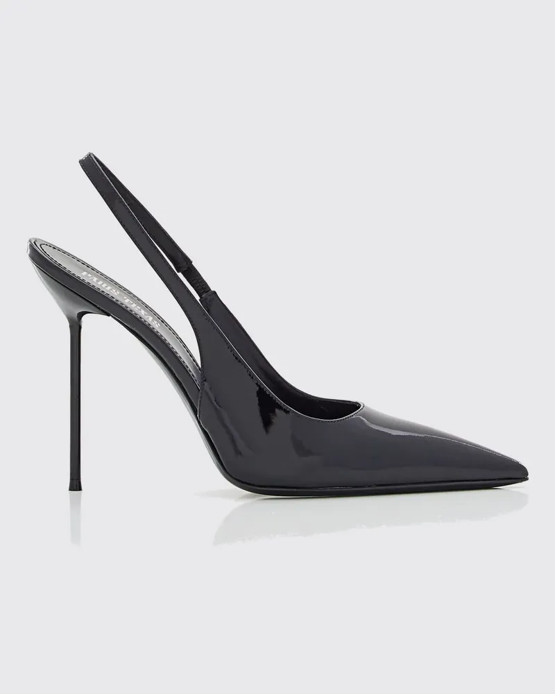 Paris Texas Lidia Slingback-Pumps aus Lackleder von mit hohem Absatz Schwarz