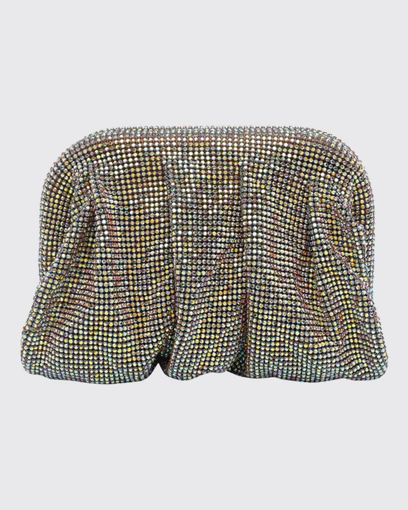 Benedetta Bruzziches Drapierte Venus Mini-Tasche aus Kristall-Mesh Braun