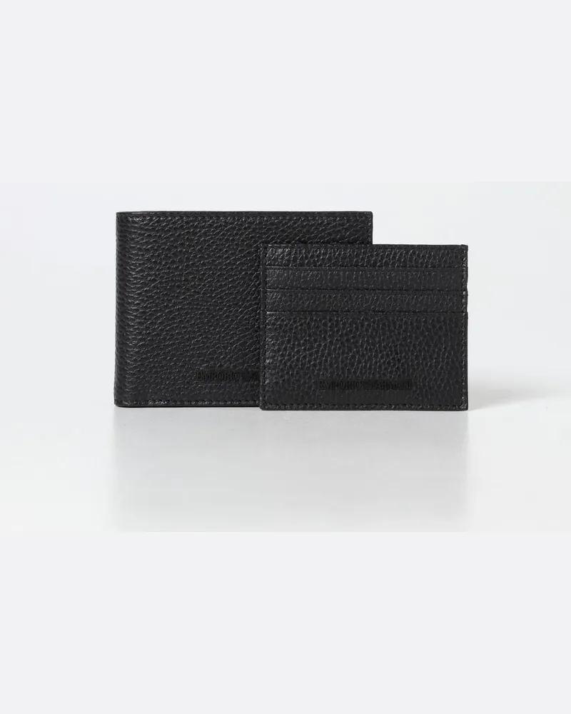 Emporio Armani Portmonnaie herren Schwarz
