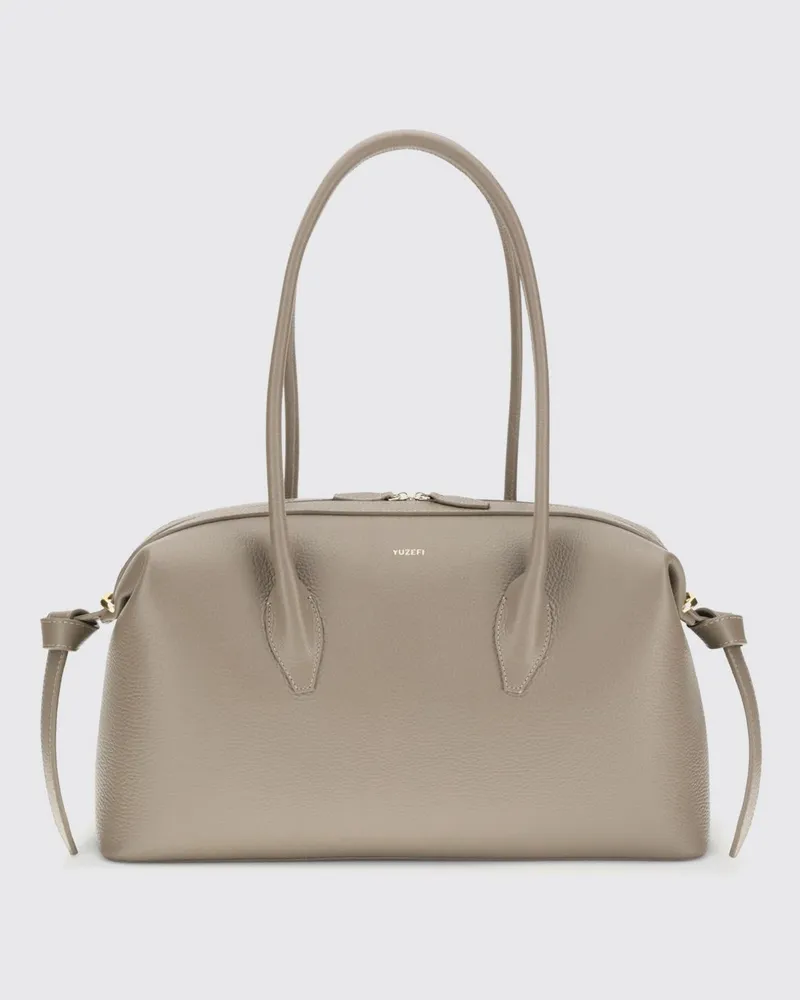 YUZEFI Schultertasche damen Taubengrau