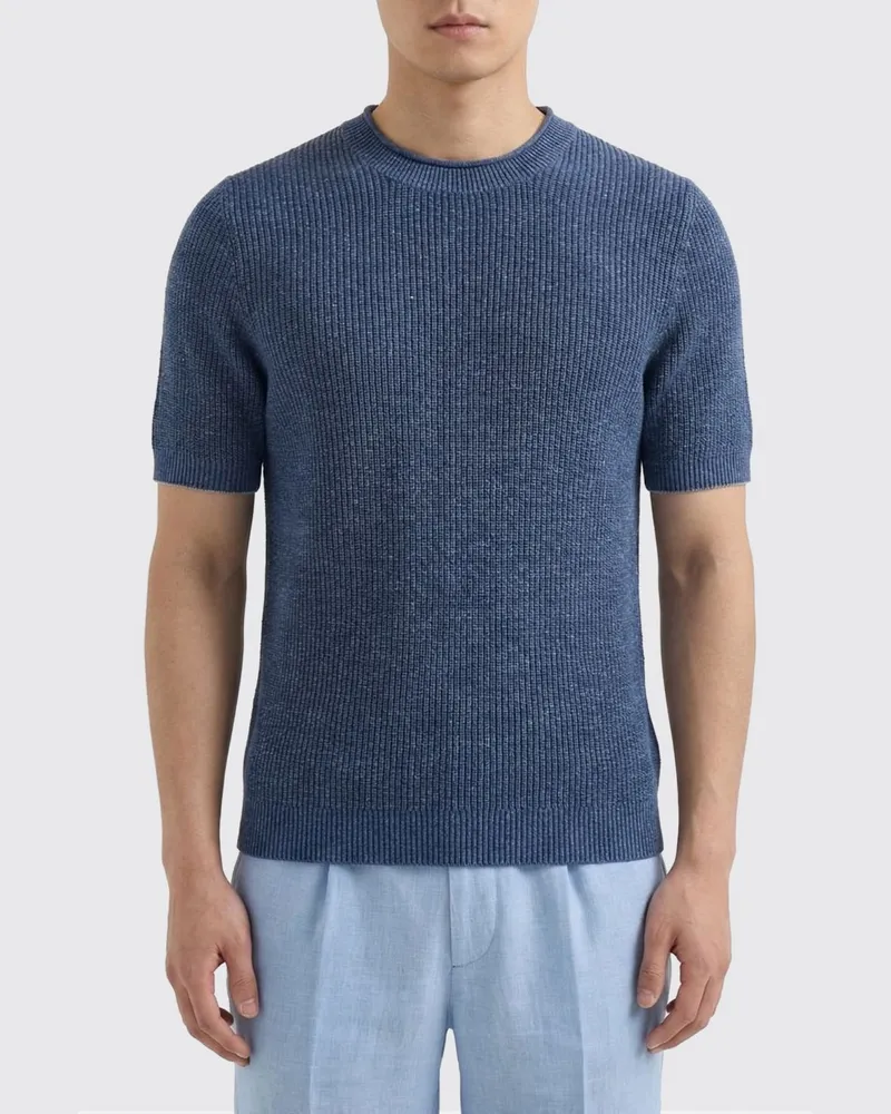 Brunello Cucinelli Pullover herren Blau