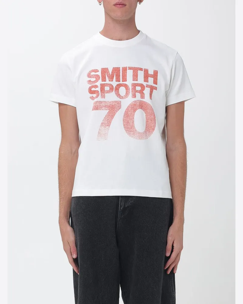 Paul Smith T-Shirt aus Baumwolle mit Grafik- und Slogan-Print Weiß
