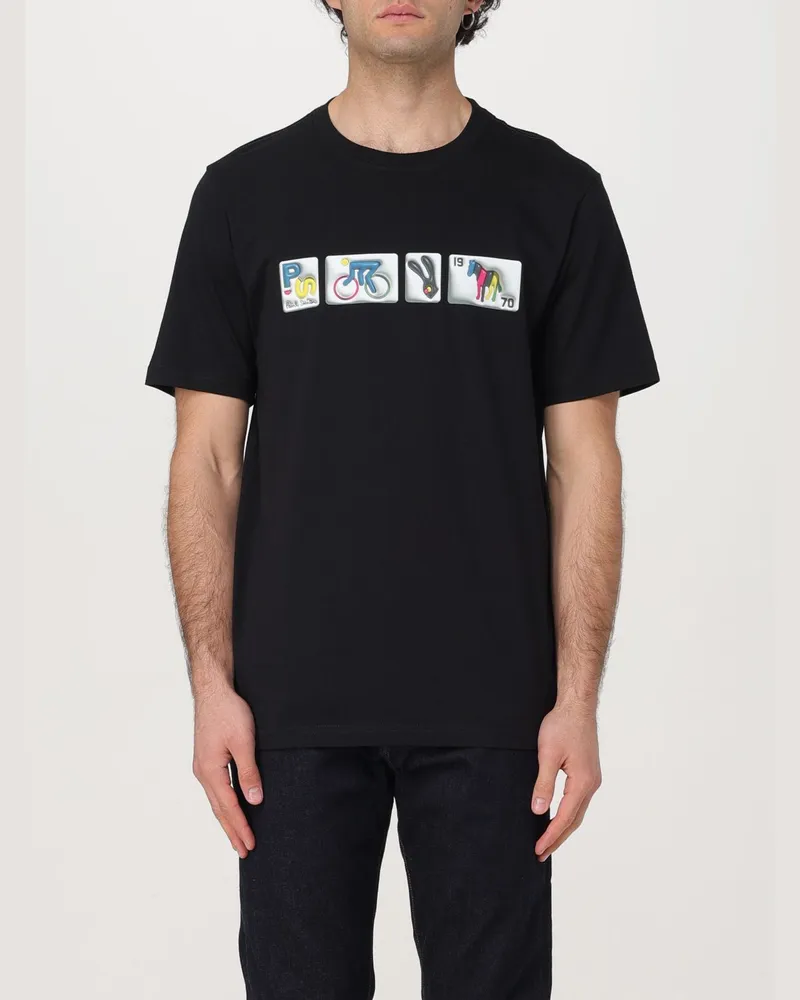 Paul Smith T-shirt herren Schwarz