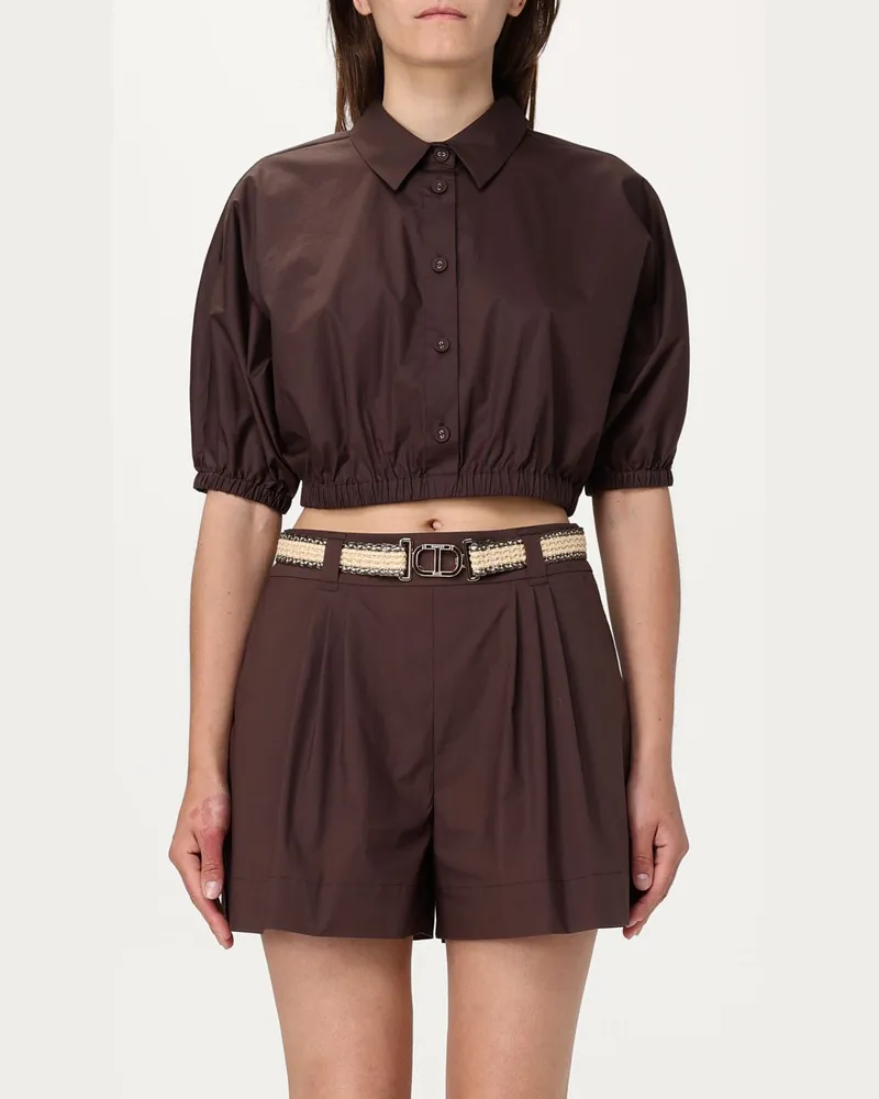 Twin-Set Top damen Kaffee
