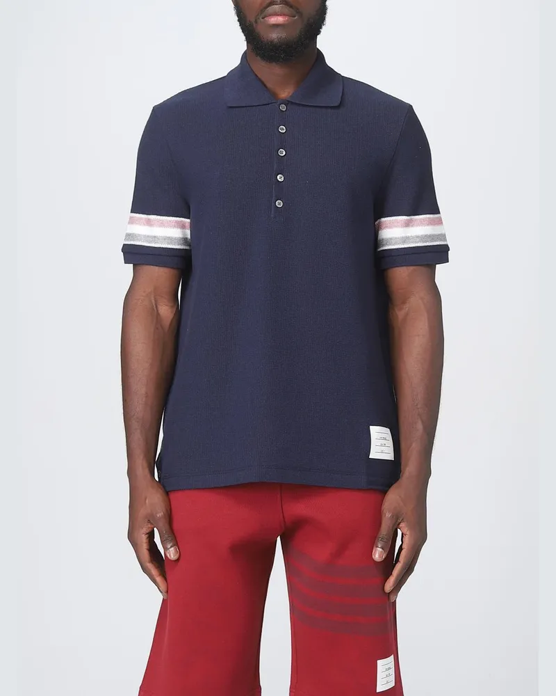 Thom Browne Polo herren Blau