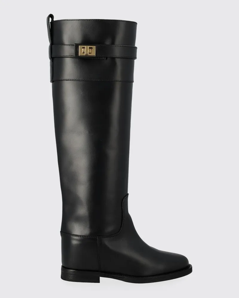 Via Roma 15 Stiefel damen Schwarz