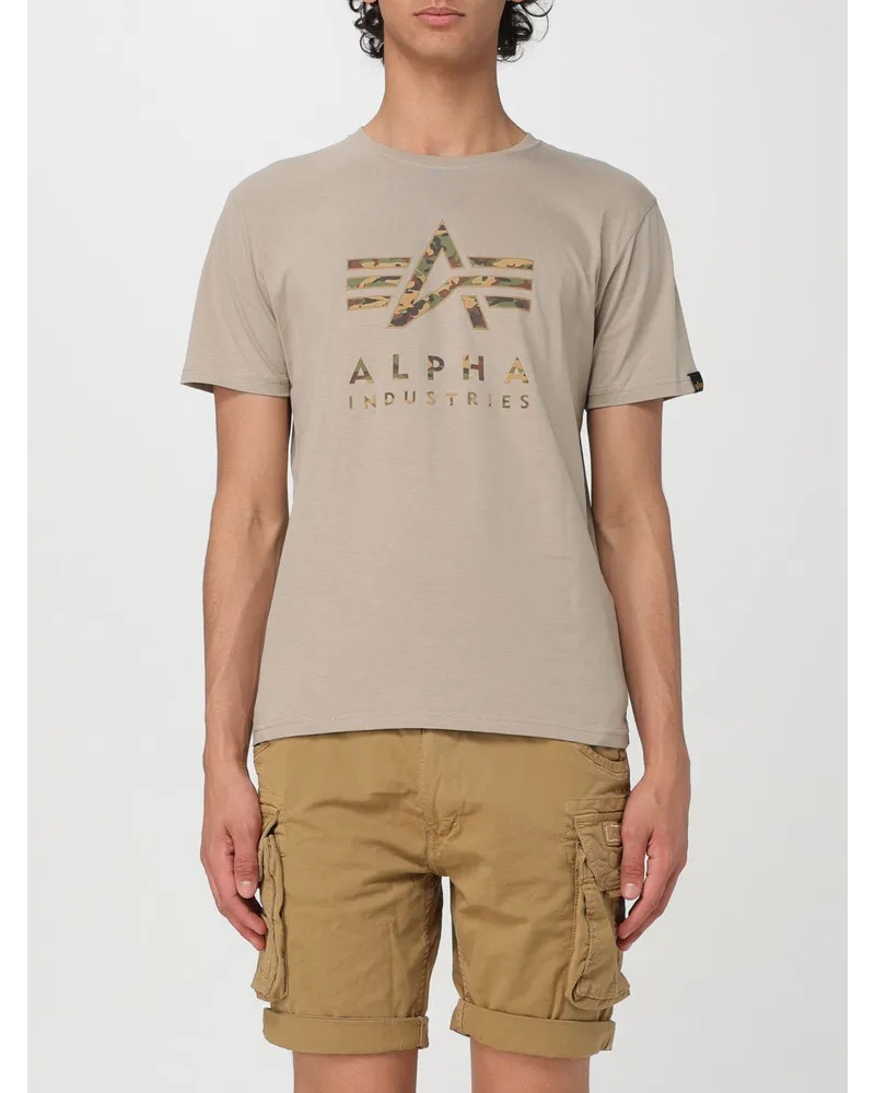 Alpha Industries T-shirt Beige