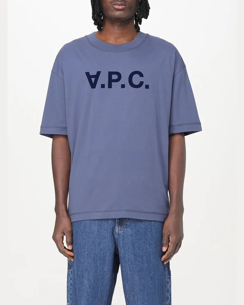 A.P.C. T-shirt herren Blau