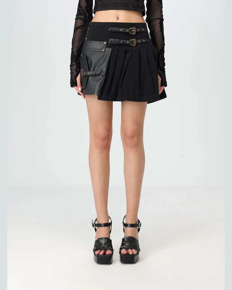 Versace Jeans Rock damen Schwarz