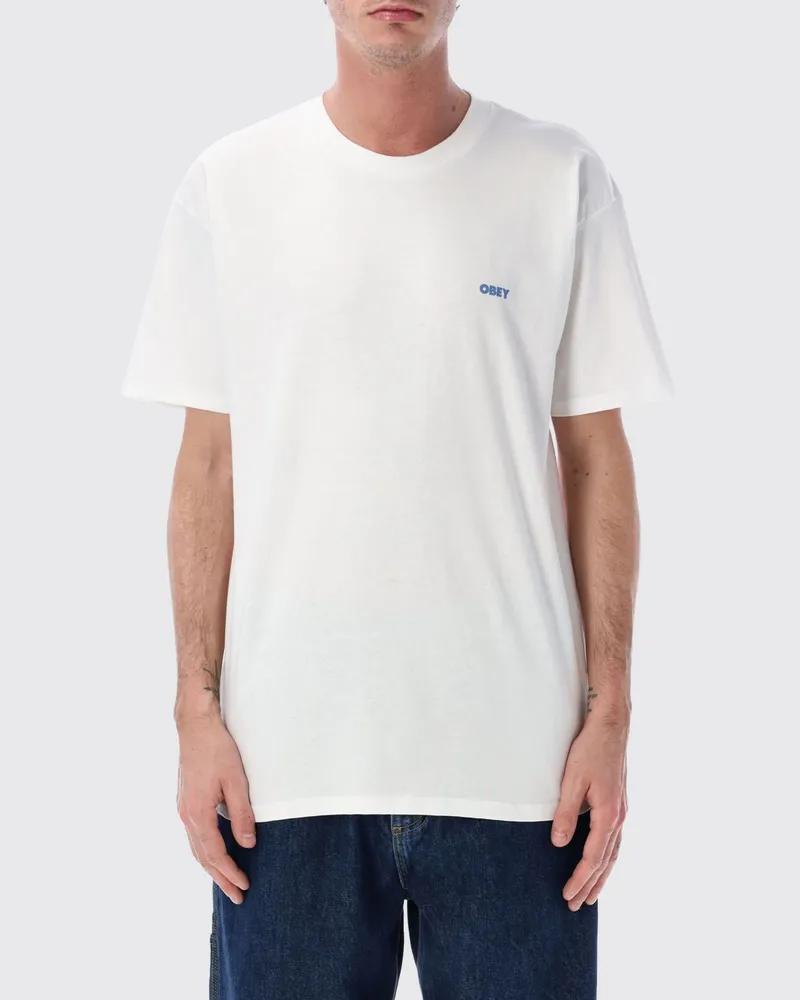 Obey T-shirt herren Weiß