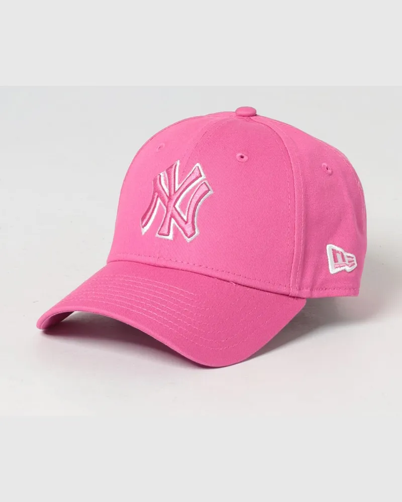 New Era 9Forty NY Yankees Baumwollkappe mit gesticktem Logo Fuchsia
