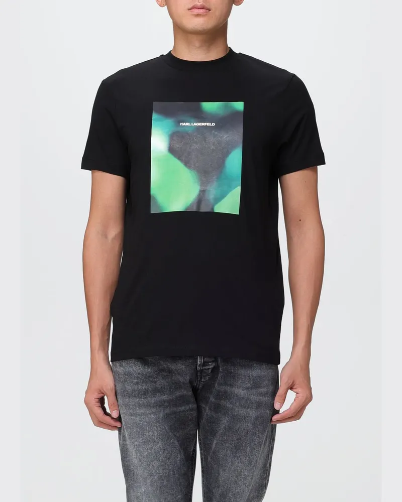 Karl Lagerfeld T-shirt herren Schwarz