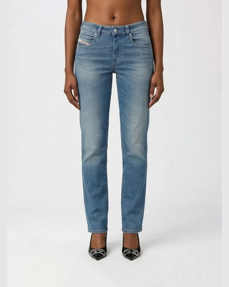 Diesel D-Jiann Jeans aus Stretch-Denim Blau