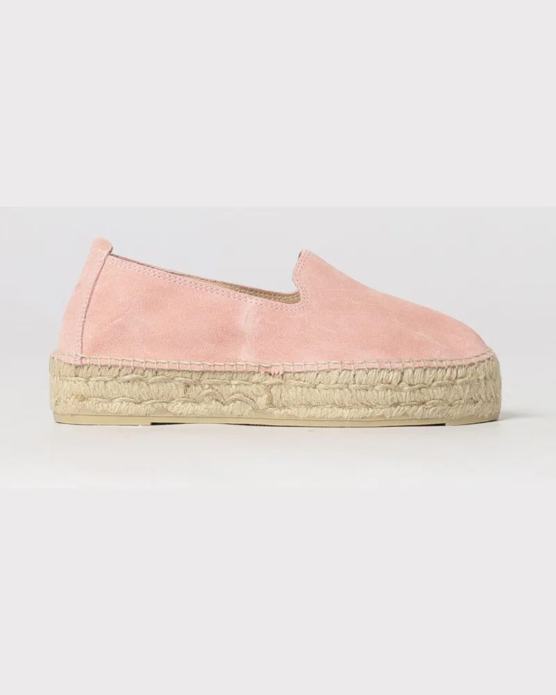 Manebí Plateau-Espadrilles aus Wildleder Pink