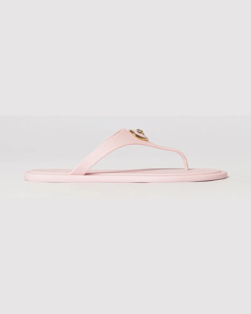 Versace Sandalen aus Gummi Puder