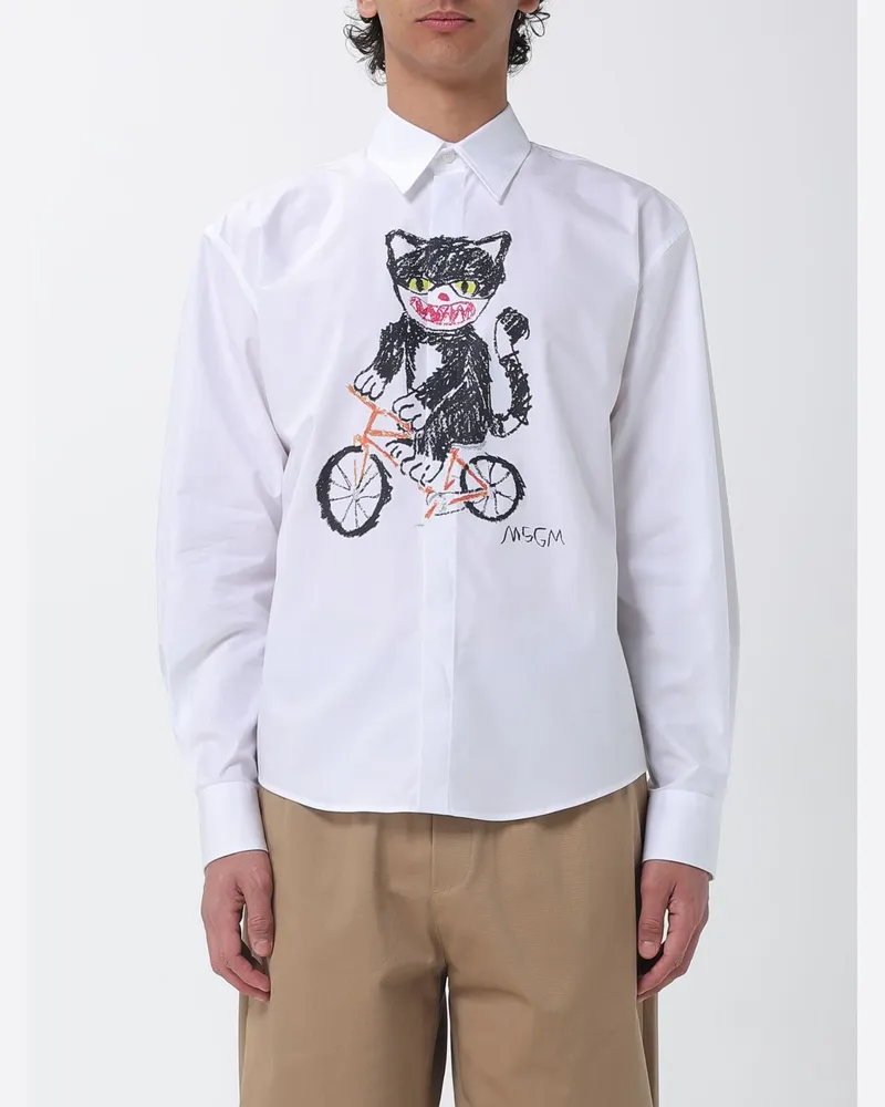 MSGM Hemd herren Weiß