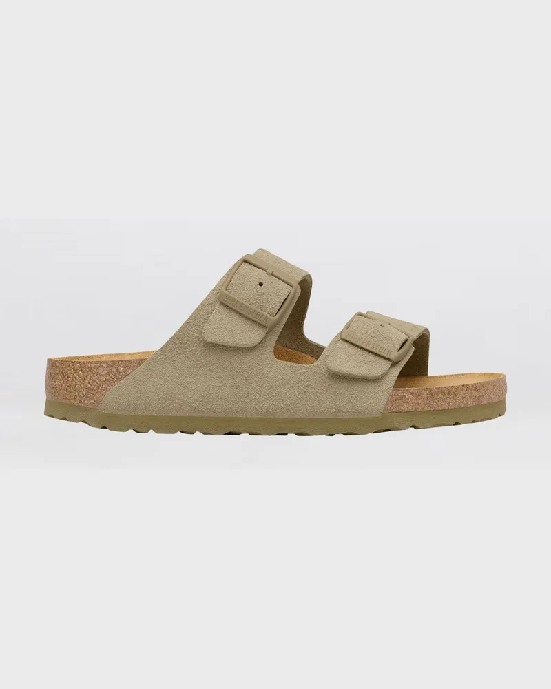 Birkenstock Arizona Wildleder-Sandalen Kaki