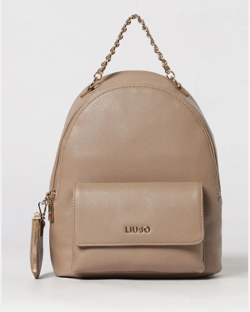 Liu Jo Rucksack aus genarbtem Kunstleder Braun