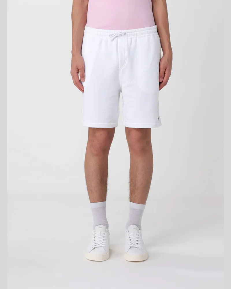 Ralph Lauren Jogging-Shorts aus Baumwolle mit elastischem Kordelzugbund Weiß