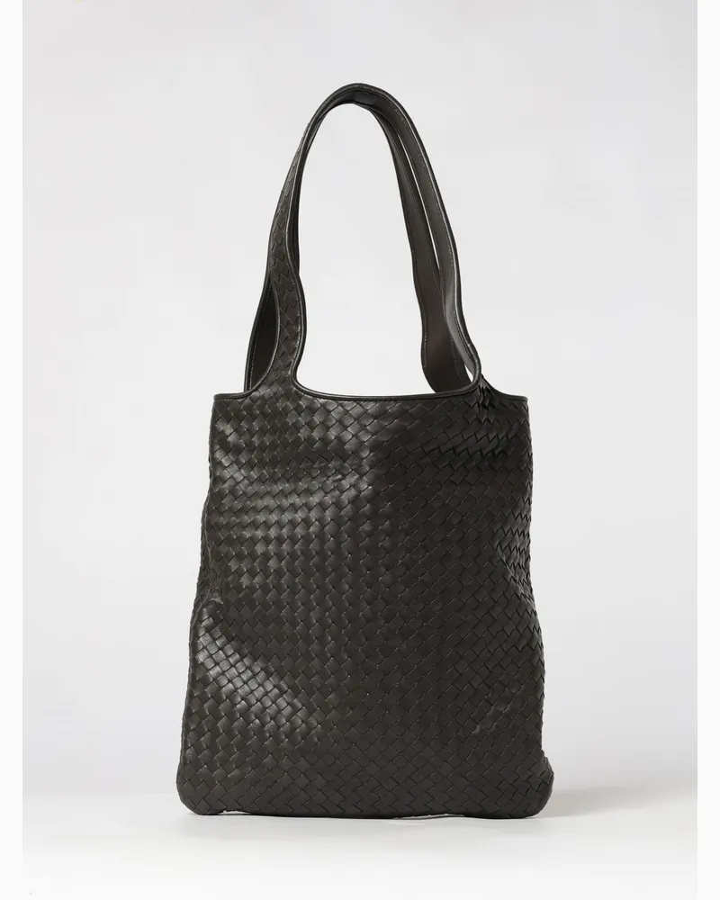 Bottega Veneta Veneto Tote Bag für Herren aus Intrecciato-Nappaleder Ebony