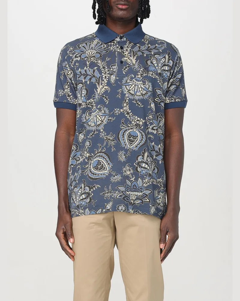 Etro Polo herren Blau