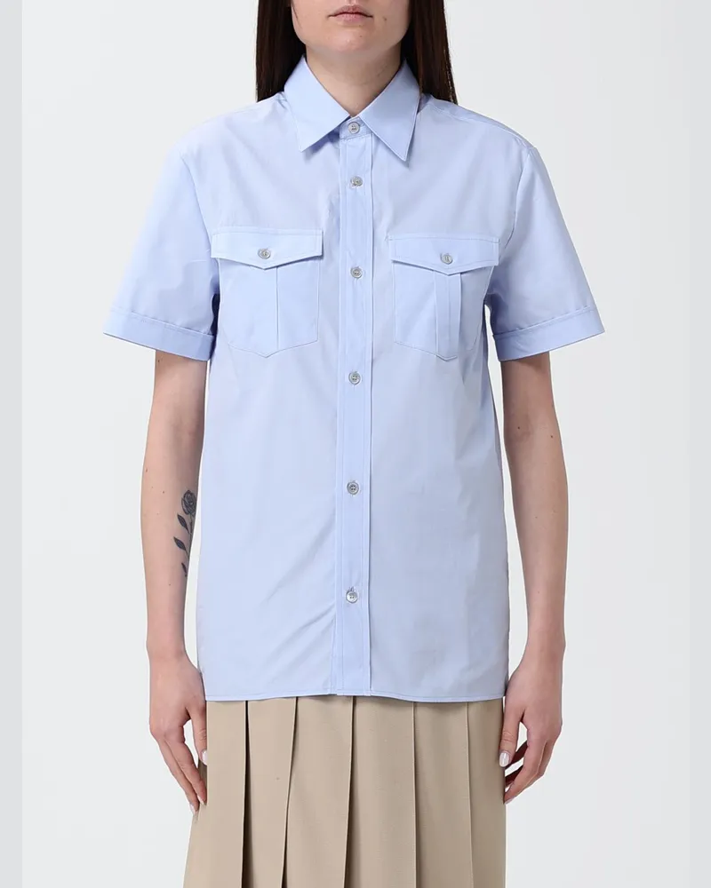 A.P.C. Bio-Baumwollhemd Blau