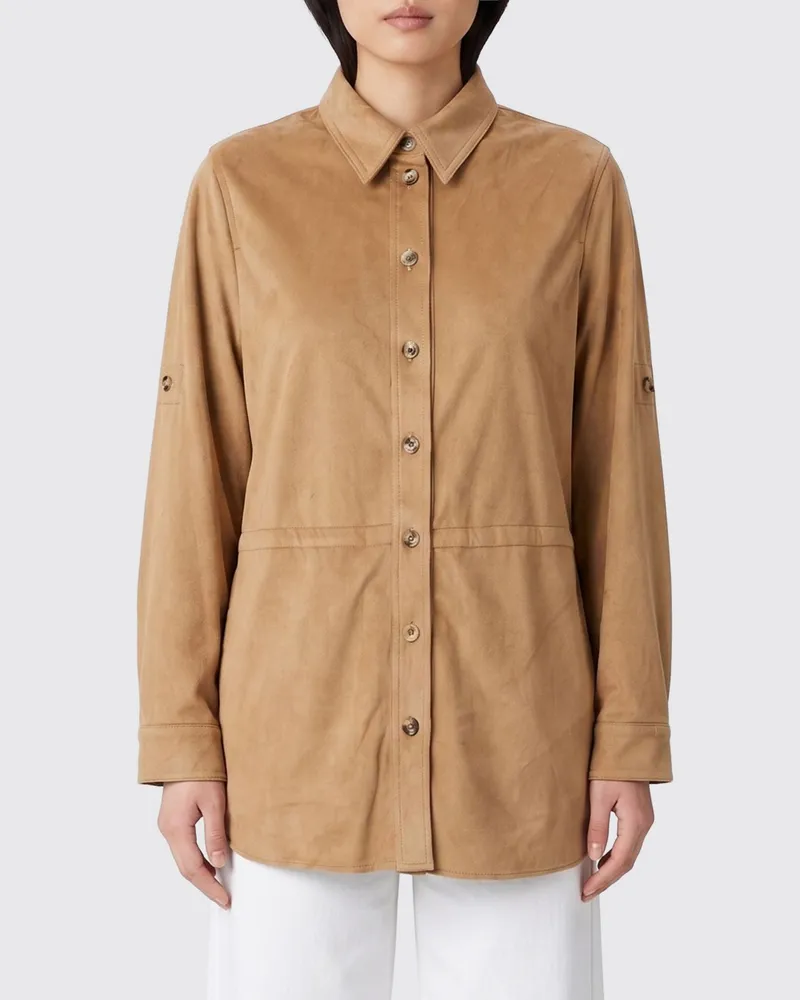 Urbancode Hemdbluse damen Beige