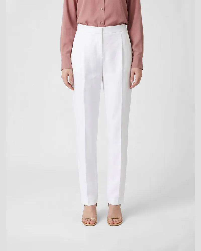 Elisabetta Franchi Hose damen Weiß