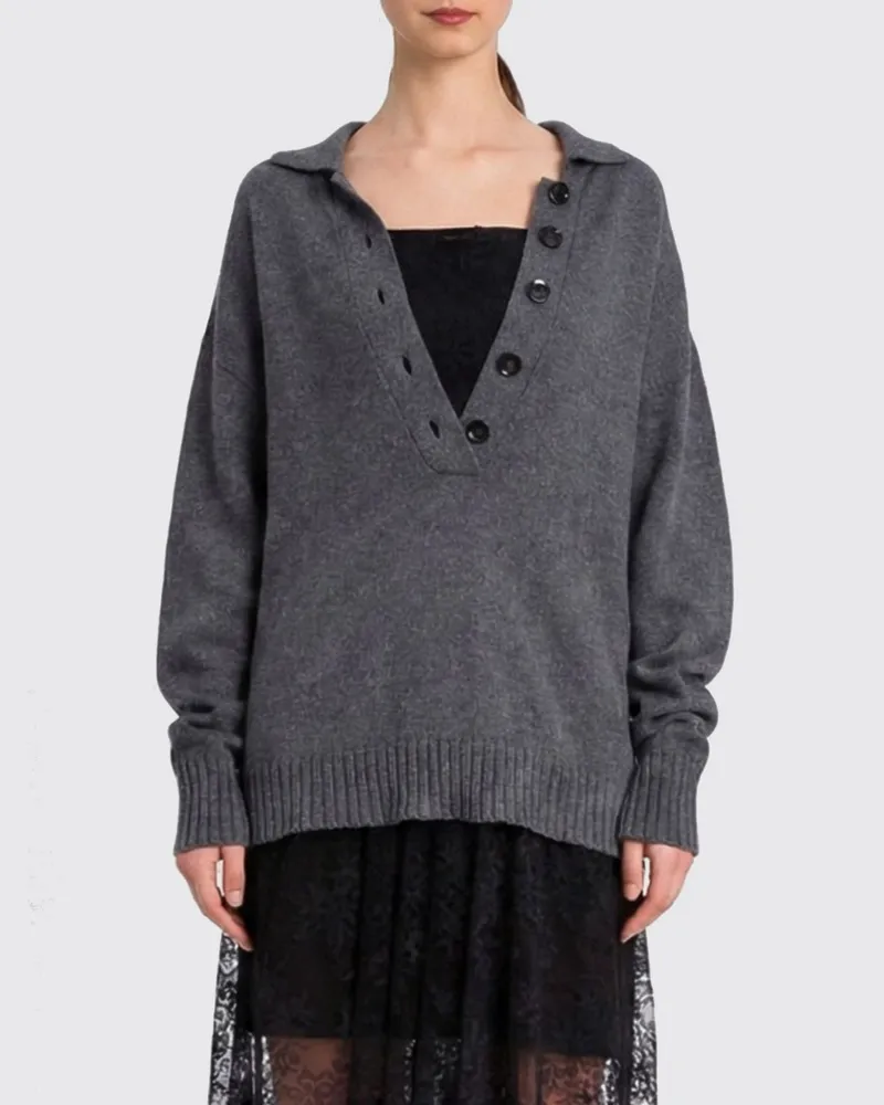 Twin-Set Top damen Grau