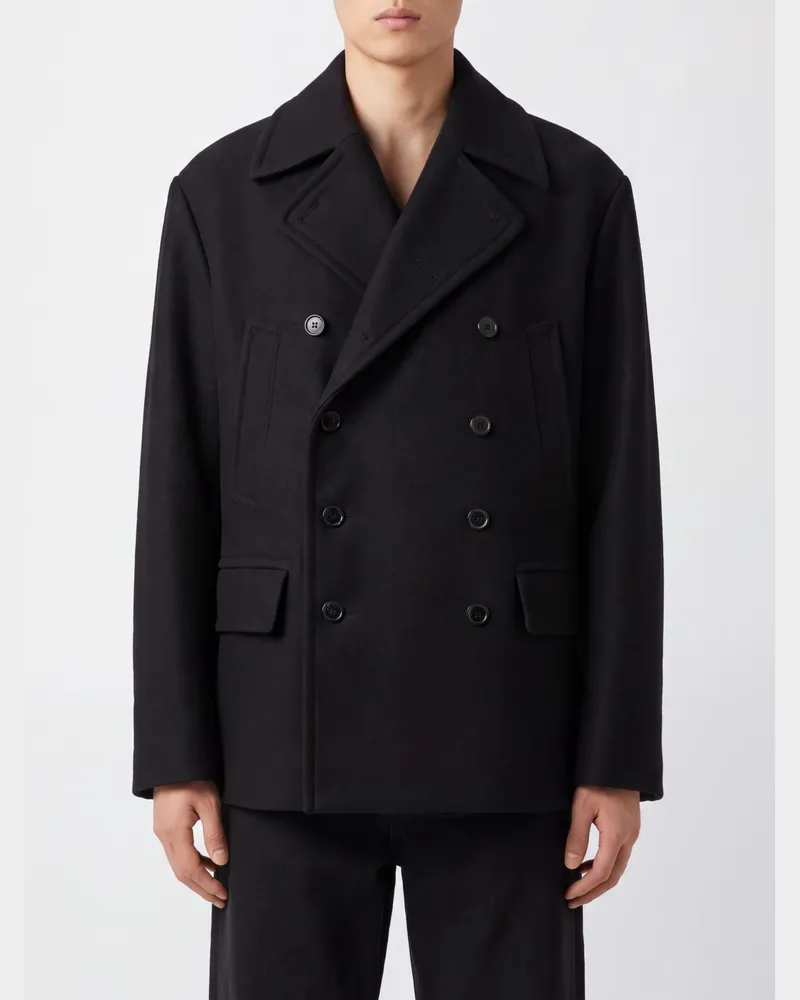 Dries van Noten Mantel herren Schwarz