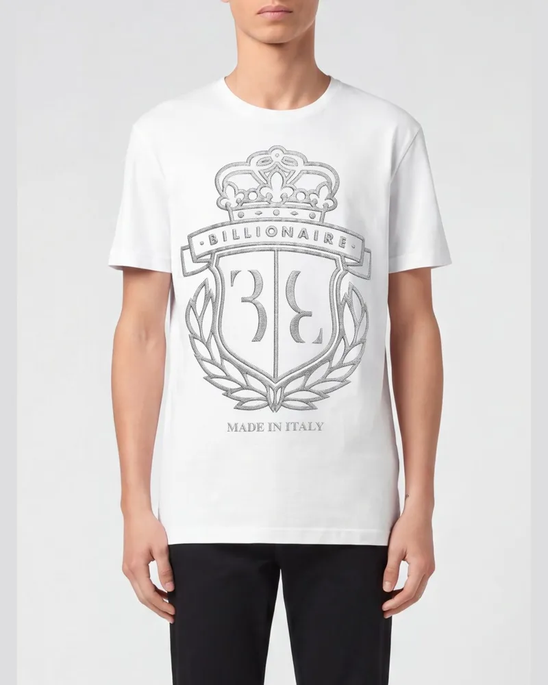 Billionaire T-shirt herren Weiß