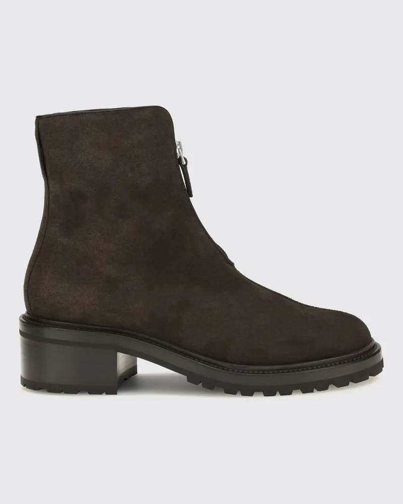 The Row Hike Stiefeletten aus Veloursleder mit Profilsohle und runder Kappe Braun