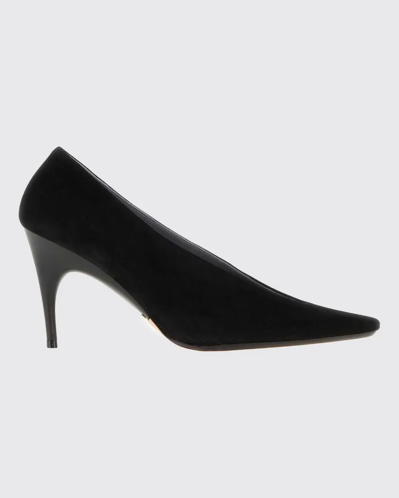 Balenciaga Duchesse-Pumps aus Wildleder Schwarz
