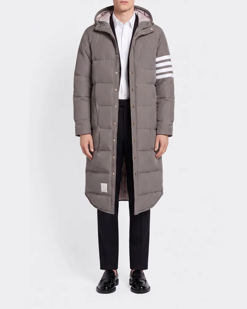 Thom Browne Mantel herren Grau