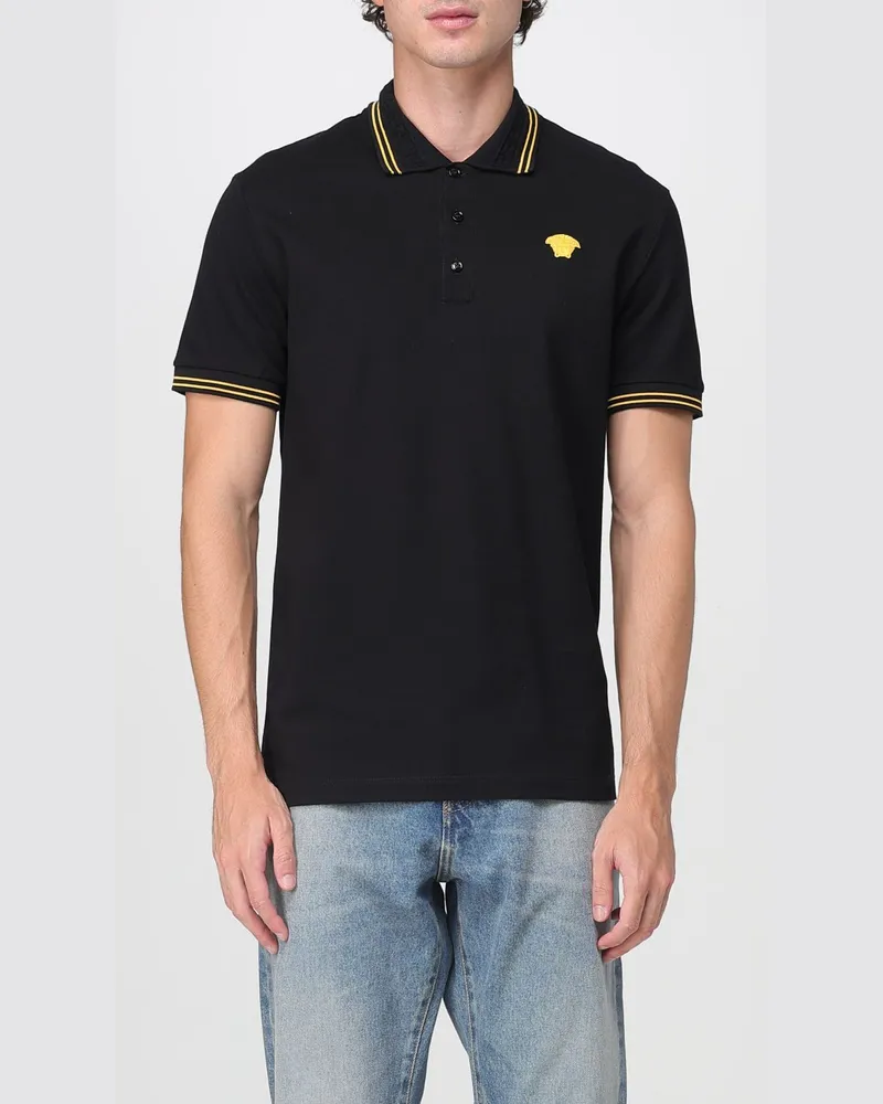 Versace Polo herren Schwarz