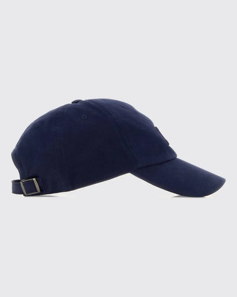 Jil Sander Baseballkappe aus Baumwolltwill mit gesticktem Logo Navy